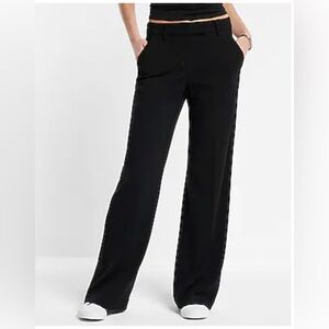 Express Editor Midrise Relaxed Trouser 4S
